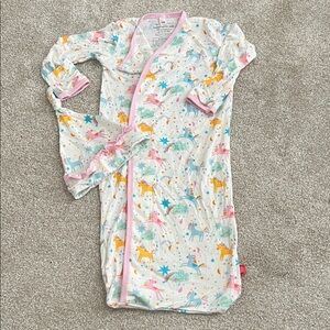 Magnetic Me Pastel Animal Print Kids Gown with Hat set